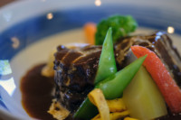 歩庵の人気料理「ビーフシチュー」